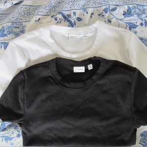 Sunday Best aritzia little rib t shirt set of 2 baby tee basic